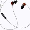 Symphonized ALN 2.0 Premium Genuine Wood in-Ear Noise-isolating Headphone, Earbud, Earphones with Innovative Shield Technology Cable and Mic (Silver)
