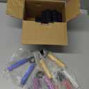 Grip Strength Trainer Set, 50-300LB(6 Pack), Wrist Forearm Strengthener, Metal No Slip, Hand Grip Gripper Strengthener for Strength Training and Exercise, Hand Workout Squeezer Grip Strength (6Pack,50-300lb,Purple+Silver+Blue+Red+Black+Gold)