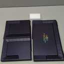 Mijello Studio Watercolor Palette, 55 Paint Wells, Blue, Foam Dauber Included, 14.4" X 1.5" X 9.13", 1