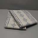 Jinchan Boho Linen Blend Curtains for Living Room - Farmhouse Blue 108 Inches Long 2 Panels for Bedroom - Geometric Striped Filtering Window Drapes With Rod Pocket - Blue on Beige (Back Tab| Blue on Flax)