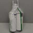 Superio Decorative Plastic Toilet Bowl Brush and Holder Set, Cleaner Scrubber for Bathroom (2, White)