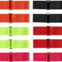 Hooqict 10Pcs 3 Legged Race Bands for Outdoor Party Group Games - Kid Adult Three Legged Race Birthday Party Carnival Field Day Relay - Gym Class Team Building Supplies Family Fun Activity