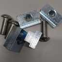 LE KAPMOZ T Slot Nuts for Toyota Tacoma Bed Rails Cleats Bed Rack Rail Accessories for Tundra Pickup Truck Deck Bike Mount W/Stainless Button Socket Cap Screw (4 Packs)