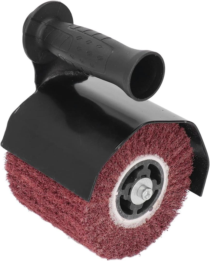 Burnishing Adapter for Angle Grinder, Burnishing Polishing Machine Stainless Steel Handheld Sander Polisher Wheel M10 Angle Grinder Attachment for Wood Metal Grinding