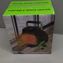 Outdoor Heater for Patio, Portable Patio Heater for Garage with Overheat Protection, Fast Heat PTC Ceramic Portable Garage Heaters for Workshop, Greenhouse, Tent and Indoor Use