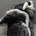 OMYSTYLE Electric Blanket Wearable with Foot Pocket, Wearable Heated Blanket with Sleeves, 1-6 Heating Levels & Fixed 4 Hours Heating Time Setting, 52 * 72"+18", Dark Grey