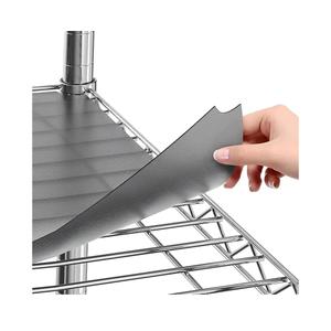 Shelf Liners for Wire Shelf Liner Set of 4 - Graphite (14-Inch-by-36-Inch)