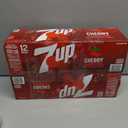 2 x 7UP Cherry Flavored Soda, 12 fl oz cans, 12 pack