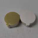 100 Pcs 5 Inch Mini Cake Boards Round Golden Mousse Cake Boards Disposable Cardboard Plate Round Coated Cakeboard for Kitchen Baking Caking Pizza Dessert Cupcake Tray (5 Inch)