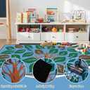 Drydiet 11.8 x 6.6 ft Classroom Rug Elementary Daycare Larg Rug Nature Tree