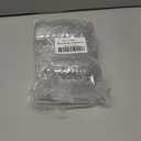 10PCS Clear DIY Christmas Plastic Fillable Ornaments for Crafts Empty Transparent Small Balls to Fill Hanging Decorative for Birthday Valentines Day Wedding DIY