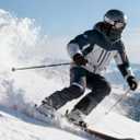 Double-layer Thick Fleece Ski Neck Gaiter, Winter Scarf Face Mask for Men Women, Warmer Beanie for Big Heads (Grey)