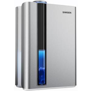 SIMSEN 95oz Dehumidifiers for Home, 800 sq ft Dehumidifier Reusable Filter, Small Dehumidifier with Drain Hose, Dehumidifiers for Bedroom Bathroom Basements Closet RV (01Space Grey)