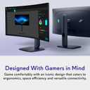 Alienware 34 240Hz QD-OLED Curved Gaming Monitor - AW3425DW - 34.2-inch WQHD (3440 x 1440) 0.03ms Display, 1800R Curve, AMD FreeSync Premium Pro, VESA AdaptiveSync, DisplayHDR TrueBlack 400