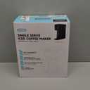 Tastyle Mini Hot and Iced Coffee Maker Single Serve, for K Cup and Ground, 6 to 14 Oz Brew Sizes, with Recipe Book, for Home, Travel, RV, Office and Dorm, Classic Black (2.0 Version)