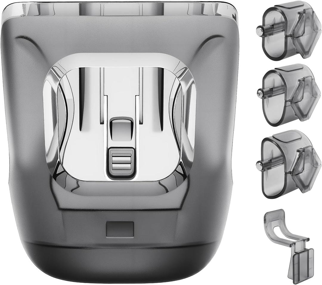 Stroller Cup Holder Fits for UPPAbaby Vista/Vista V2/Vista V3/Cruz/Cruz V2/Cruz V3/Minu/Minu V2/Minu V3/Minu Duo, Holds Different Drink Sizes, One-Hand Quick Install/Remove, Folds with Stroller (1 Pack, Translucent)