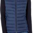 Amazon Essentials Women's Lightweight Water-Resistant Packable Puffer Vest (Large, Navy)