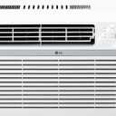 LG LW1024RSMX Window Conditioner, Wi-Fi Enabled w/Remote, 450 Sq.Ft, 4-Way Air Deflection, 3 Cooling and Fan Speeds, 115V, 10,000 BTU, White