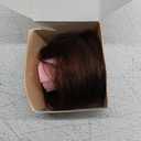 Clip in Bangs, 100% Real Human Hair Medium Brown Fake Bangs Hairpieces for Women Bangs Hair Clip Fringe with Temples Wispy Bangs Clip in Hair Extensions for Daily Wear