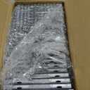 25 Pieces Clear CD Jewel Cases, 10.4 mm Standard Single CD DVD Storage Case with Assembled Black Tray, Plastic Discs Protective Covers for CD Collection Organization