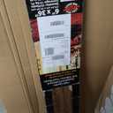 Tivoli II Self Adhesive Vinyl Floor Planks, 10 Pack - 6" x 36", Mahogany - Peel & Stick, DIY Flooring - Natural Wood Grain Feel for Kitchen, Dining Room & Bedrooms by Achim Home Decor