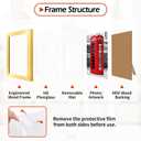 5x7 Picture Frames 8 Pack, Gold Frames for Wall or Tabletop Display, Photo Frame Collage with HD Plexiglass for Home Office Wall Decor, Display Pictures 4x6 with Mat or 5x7 Without Mat