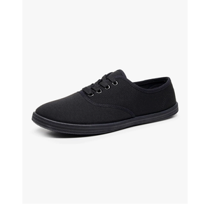 VenusCelia Women's Rainbow Lace Up Sneaker Shoes (7 M US, Black)