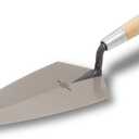 MARSHALLTOWN Brick Trowels, Philadelphia Style, 10 1/2 X 5 1/4 Inch, Wooden Handle, Brickwork, Blockwork, Stonework, Masonry, Made in USA, 19 10.5