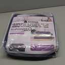 WEERRW Velvet Stretch Chair Sofa Slipcover - 2 Pieces Luxury Soft Velvet Plush Couch Cover Furniture Protector with Elastic Bottom for Pets, Machine Washable, Navy Blue, Small