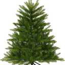 4FT Artificial Christmas Tree Unlit, Full Green PVC Pine with Dunhill Fir 559 Branch Tips, Realistic Holiday Xmas Tree with Foldable Metal Stand for Indoor Home, Office Decoration