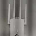 2026 WiFi Extender Signal Booster - 2.4GHz 300Mbps WiFi Booster for Home, Covers Up to 9999 Sq. Ft, Easy Setup, Ethernet Port & Access Point, Stable Internet Performance with 60+ DevicesWhite