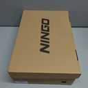 NINGO Leather Non Slip Shoes for Men Women, Slip On Water Resistant Work Loafers, Slip Resistant Lightweight Breathable Chef Footwear & Sneakers for Kitchen/Restaurant Staff and Hospitality (10 Women/8.5 Men, Black)