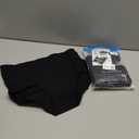 wirarpa Women's Underwear High Waisted Ladies Cotton Panties Soft Full Coverage Briefs Pack of 4 (Black, Large)