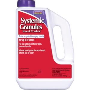 Bonide Insect Control Systemic Granules, 4 lbs. Ready-to-Use Water Resistant Long Lasting Protection Outdoor Use