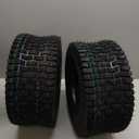 (2 Pack) MAXROLLORS 15x6.00-6 Lawn Mower Tires, 15x6-6 for Garden Tractor Riding Lawnmower Tire, 4 Ply Tubeless, Turf-V Pattern, 570 lbs Capacity