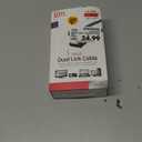 GE Home Electrical GE DVI-D Dual Link Cable, 10 Foot Cable, Video, 1600 X 1200 and Higher, for PC, Digital Monitor or HDTV, Black, 34508