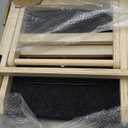 Dog Steps for Bed & Couch - 2-in-1 Dog Stairs/Ramp for Small to Large Breeds - 6 Adjustable Height from 12" to 24" - Folding Portable Wooden Ramp for Dogs to Get on Bed Couch Car Up to 200LBS