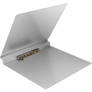 Aluminum Clipboard 11'' x 17'' Metal Fold-Over Panel Featuring an 7" Hinge Clip, Silver