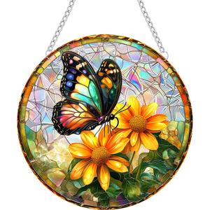 Sun Catchers Indoor Window, Acrylic Rainbow Suncatcher Window Hanging Decoration for Living Room Bedroom Summer Home Balcony Ornaments Decoration