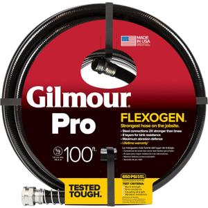 Fiskars Garden Watering 60058100Gt Flexogen Pro Hose, 5/8 By 100'