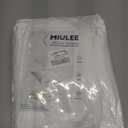 MIULEE Throw Pillows Inserts, Pack of 2, 12x20 Inch 100% Virgin Fiber Filling Bed Couch Pillows
