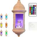 mutank Puerto Rican Garita Wall Coqui Desk Lamp, Coqui Frog Puerto Rico Frog Night Light Adjustable Color, for Bedroom Living Room Childrens Room Office Decor(Without Sound)(9.8 * 4.1 in)