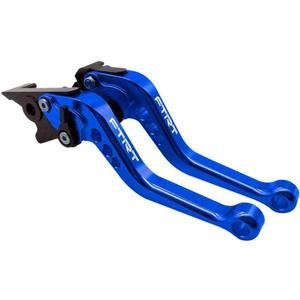Short Brake Clutch Levers Compatible with GSXR600 1997-2003/ GSXR750 1996-2003/ SV650 2016-2021/ DL650 2011-2021/ GSR750 GSXS750 2011-2016/ GSXR1000 2001-2004/ TL1000S 1997-2001, Blue