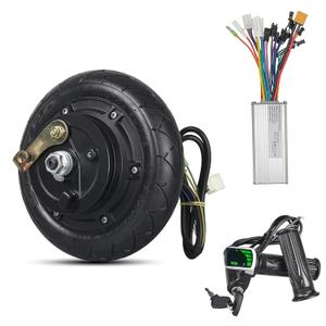 8inch Hub Motor Kit 36V 500W Brushless Hub Motor with 25A Controller Power Display Throttle, 8in Motor Wheel for DIY Electric Scooter Conversion kit (8in 36V 500W)