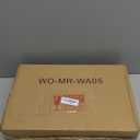 5 Rows Challenge Coin Holder Display Stand Holds 50 Coins for Wall Mount or Tabletop, Solid Wood Military Coin Rack Display Case for Collectibles, Walnut