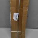 Curtain Rods for windows 66-120 inch, 5/8 inch Decorative White Splicing Heavy Duty Metal Curtain Rod set with Brackets