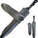 BlueSunshine Dovetail Style Adjustable Fender Bicycle Bike Cycling Front/Rear Mud Guards Mudguard Fenders Set Mountain Road fits for 24-28" Bike (Black)