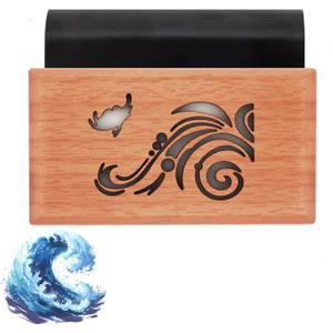 5 x Wood Car Air Freshener Car Odor Eliminator for Visor Clip (Ocean) | Vehicle Scent Diffuser for Cabin, Truck & SUV