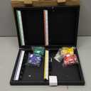 Uniclife 32 Position Key Lock Box, Wall Mount Key Box, Car Key Organizer with Writable Key Racks and Tags, Security Key Cabinet, Car Key Holder Storage Box for Office Hotel & Company (Black)