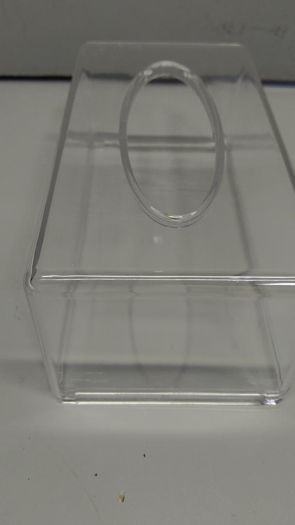 Alipis Acrylic Clear Tissue Box, Rectangular Paper Tissue Dispenser Napkin Storage Holder Dryer Sheet Container Case
